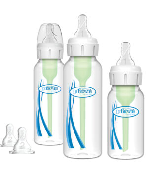 Kit Mamaderas Anticólicos Dr. Brown's Options+ | Set Inicio Recién Nacido 120ml y 250ml
