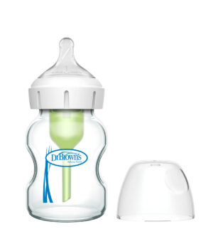 mamadera dr browns vidrio boca ancha 150ml anticólicos