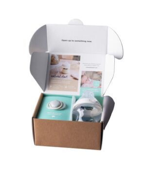 Set Mamadera 150 ml + Chupete Recién Nacido Tommee Tippee Natural Start