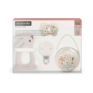 Caja regalo Suavinex Wonderland Beige ideal para baby shower y nacimiento