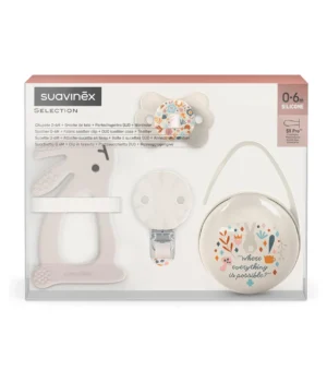 Caja regalo Suavinex Wonderland Beige ideal para baby shower y nacimiento