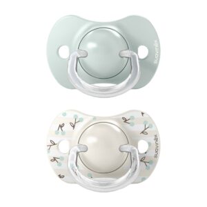 Chupetes Verde Birdies con Tetina Fisiológica SX Pro de Silicona 0/6 meses