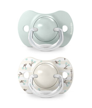 Chupetes Verde Birdies con Tetina Fisiológica SX Pro de Silicona 0/6 meses