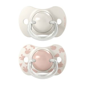Chupetes Rosa Birdies con Tetina Fisiologica SX Pro de Silicona 6/18 meses