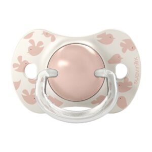 Pack 2 Chupetes Fisiológicos Silicona Ultra-Suave Suavinex Birdies Rosa 6-18M
