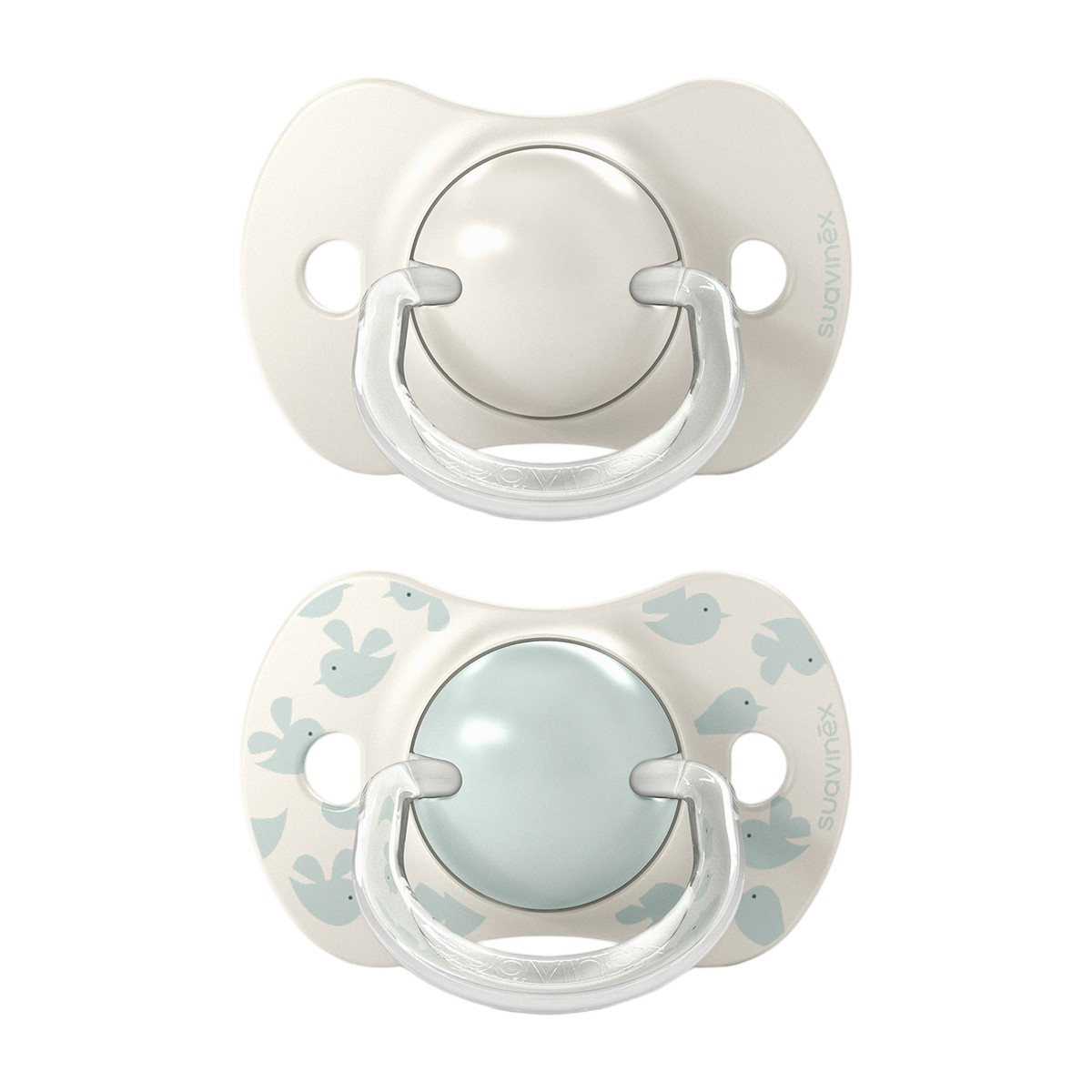 Chupetes Verde Birdies con Tetina Fisiológica SX Pro de Silicona 6/18 meses
