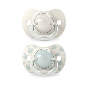 Chupetes Verde Birdies con Tetina Fisiológica SX Pro de Silicona 6/18 meses