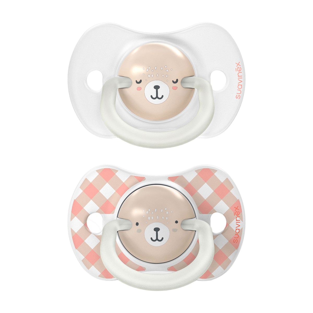 Chupetes Wild Rosa Night - Day con Tetina Fisiológica SX Pro de Silicona 0/6 meses
