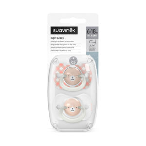 Pack Chupetes Suavinex Night & Day 6-18M | Estilo de Bebé