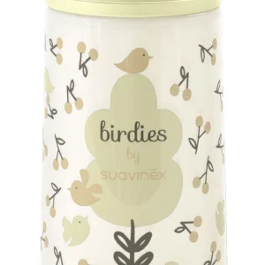 Mamadera Anticólicos Suavinex Birdies 270ml Amarilla