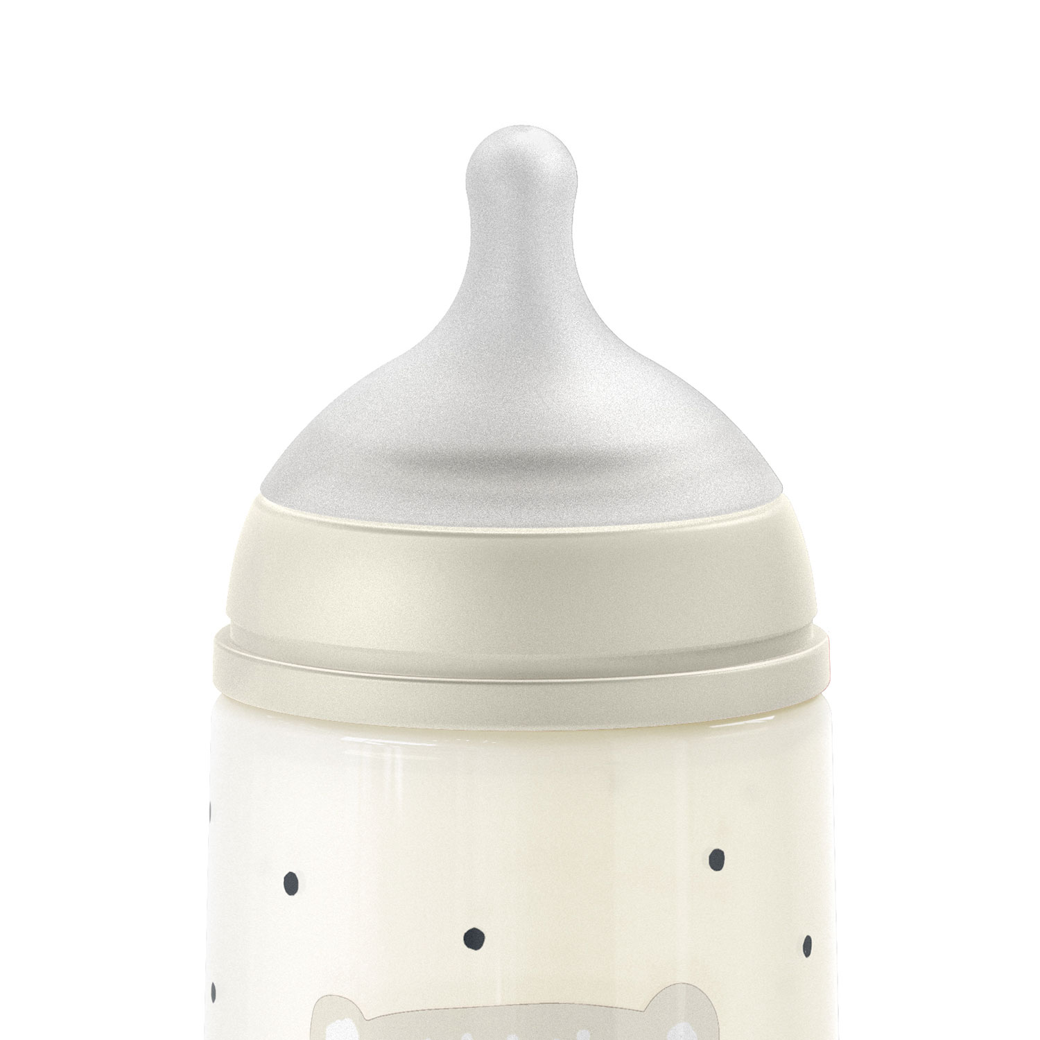 Mamadera Suavinex Wild Beige 270ml anticólicos — Estilo de Bebé