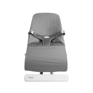 Columpio eléctrico para bebé BBPro Calma balanceo lateral beige — Estilo de Bebé