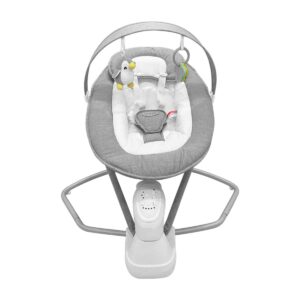 Silla mecedora vibradora para bebé BBPro Flow vista frontal — Estilo de Bebé