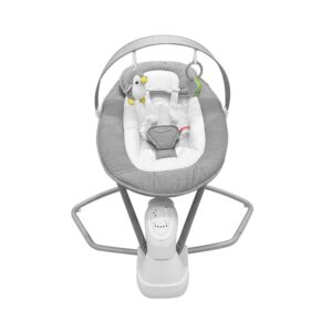 Silla mecedora vibradora para bebé BBPro Flow vista frontal — Estilo de Bebé