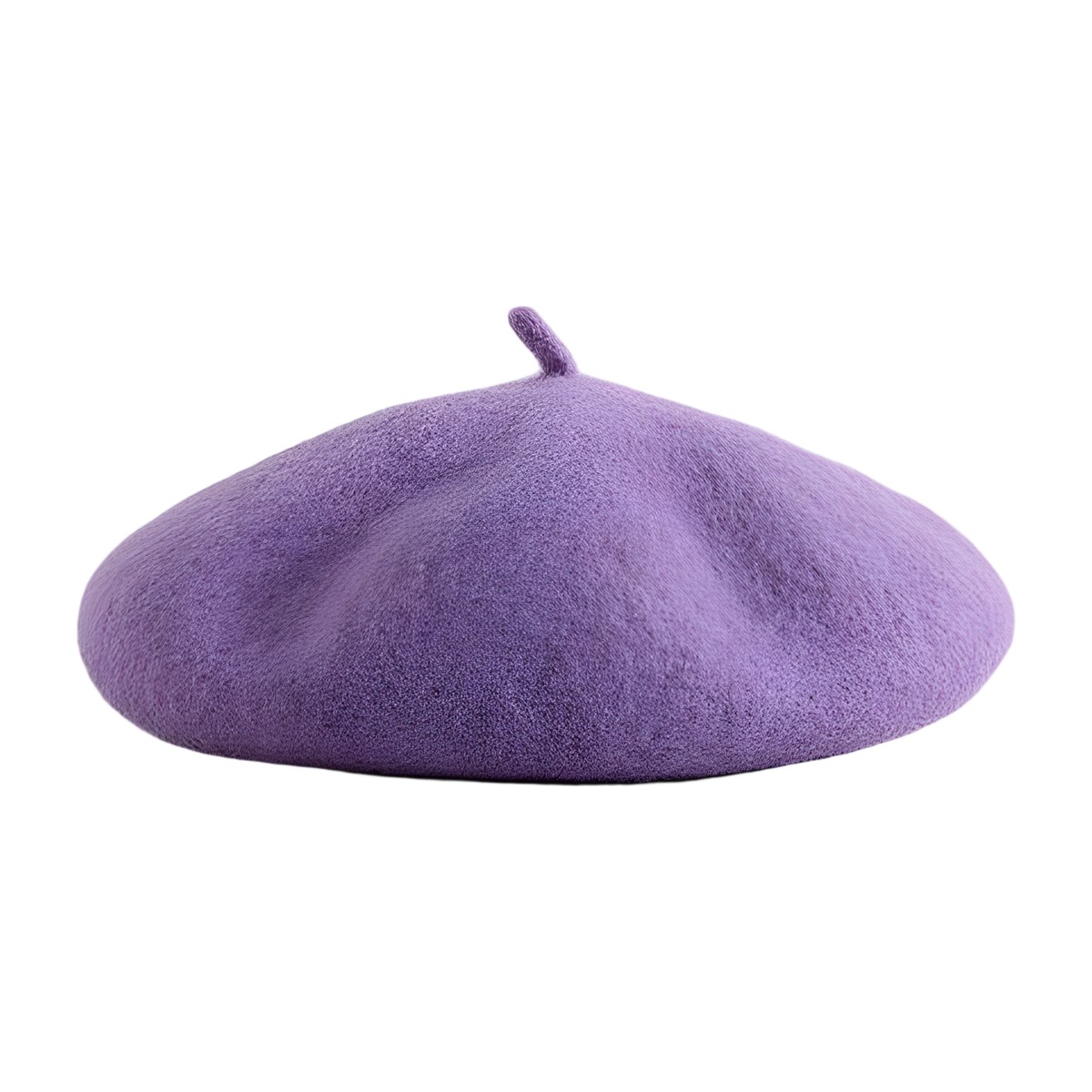 boina lana bebé sensiblue lavanda estilo francés otoño invierno — Estilo de Bebé