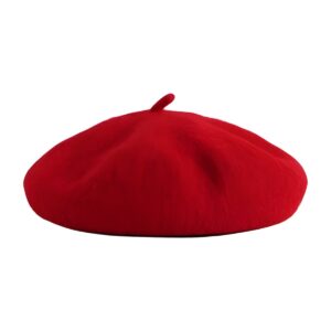 boina lana bebé sensiblue rojo estilo francés otoño invierno — Estilo de Bebé