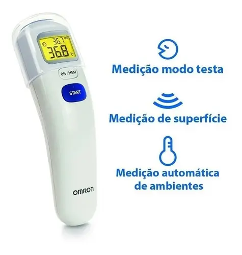 Termómetro Digital Infrarrojo Omron MC-720 Sin Contacto