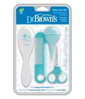 Baby Care Kit (Cepillo, Peineta, Aspirador Nasal y tijeras para uñas) Dr. Brown’s