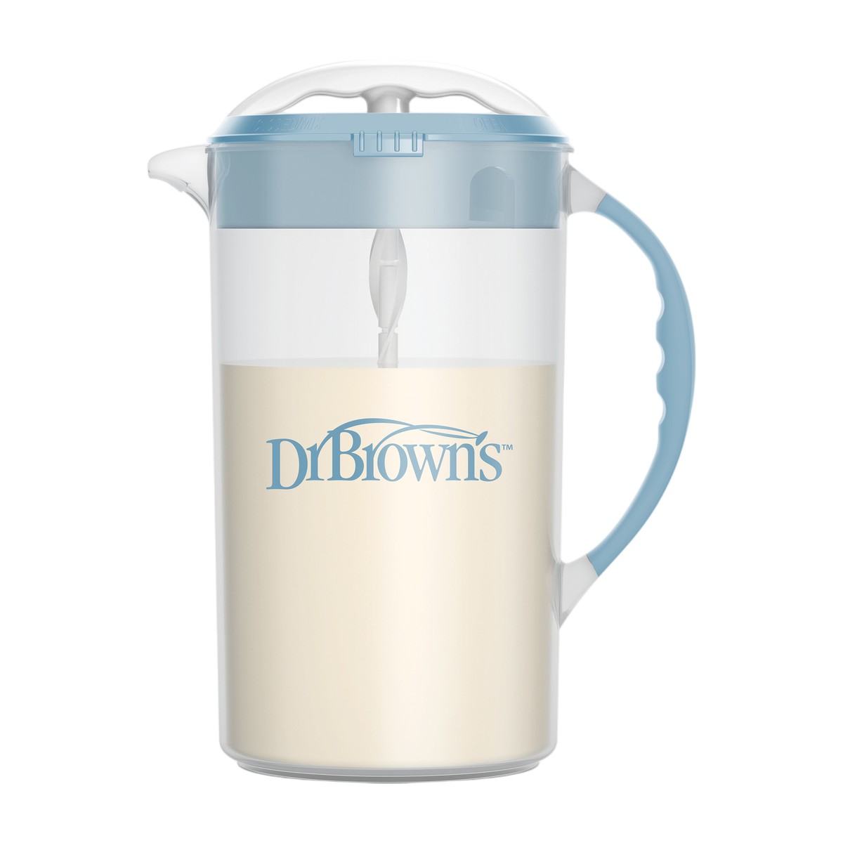 Jarra para Mezclar Leche Dr. Brown’s Azul sin Grumos ni Burbujas