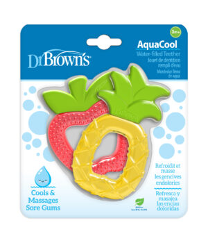 Mordedor lleno de agua 3M+, 1 piña y 1 Manzana Dr. Brown’s