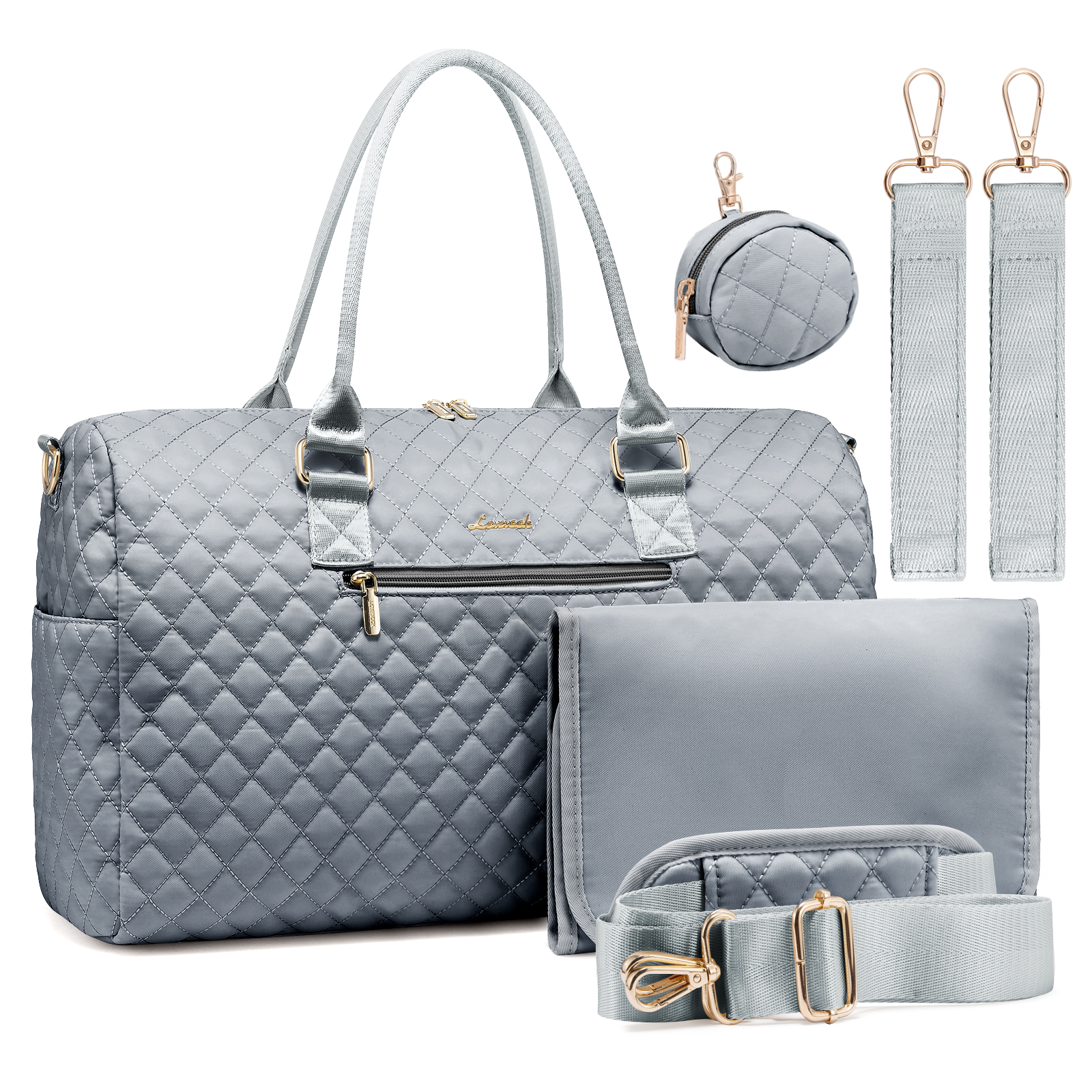 bolso-maternal-alma-gris Bolso maternal Alma color Gris