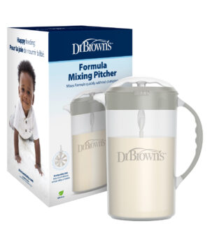 Jarra para mezclar leche Dr. Brown’s Gris