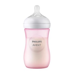 mamadera bpa free philips avent natural response rosa bebé