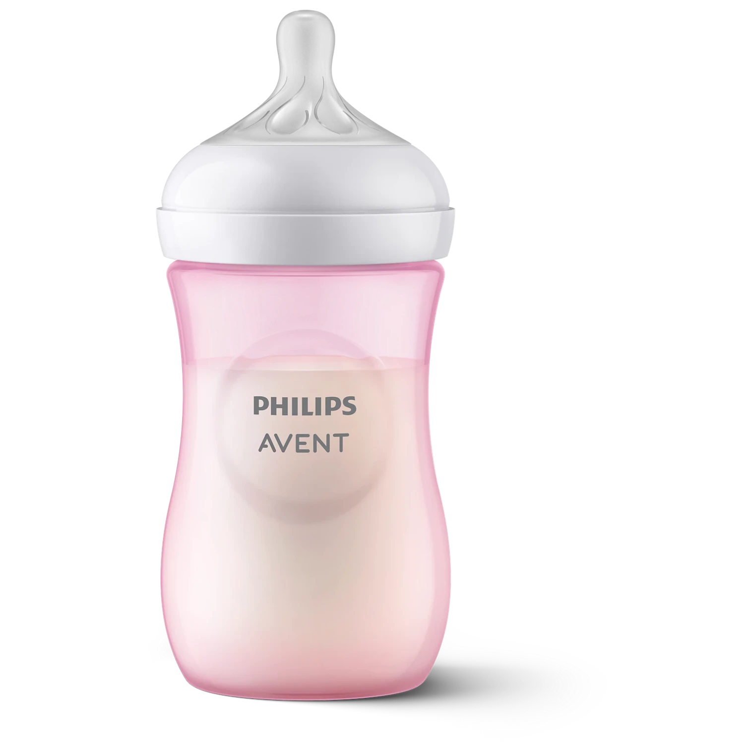 mamadera bpa free philips avent natural response rosa bebé