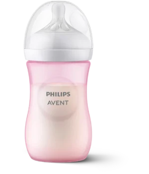 Mamadera Natural Response Philips Avent 260ml Rosa