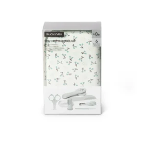 Set de manicura e higiene para bebé Suavinex Birdies Verde con 6 accesorios — Estilo de Bebé