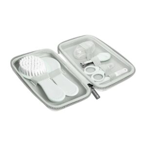 Neceser impermeable verde Suavinex Birdies para accesorios de higiene del bebé — Estilo de Bebé