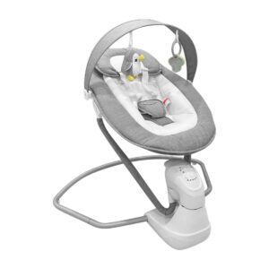 Silla mecedora BBPro Flow arnés de seguridad y funda desmontable — Estilo de Bebé