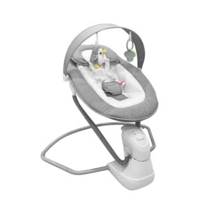 Silla mecedora BBPro Flow arnés de seguridad y funda desmontable — Estilo de Bebé