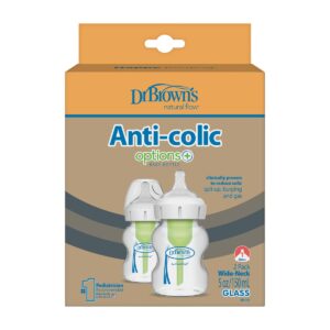 Mamaderas Dr. Brown’s Options+ Vidrio 150 ml 2 unidades – vista 3