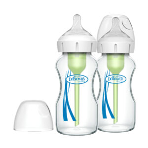 Pack 2 mamaderas Dr. Brown's vidrio 270ml boca ancha — Estilo de Bebé