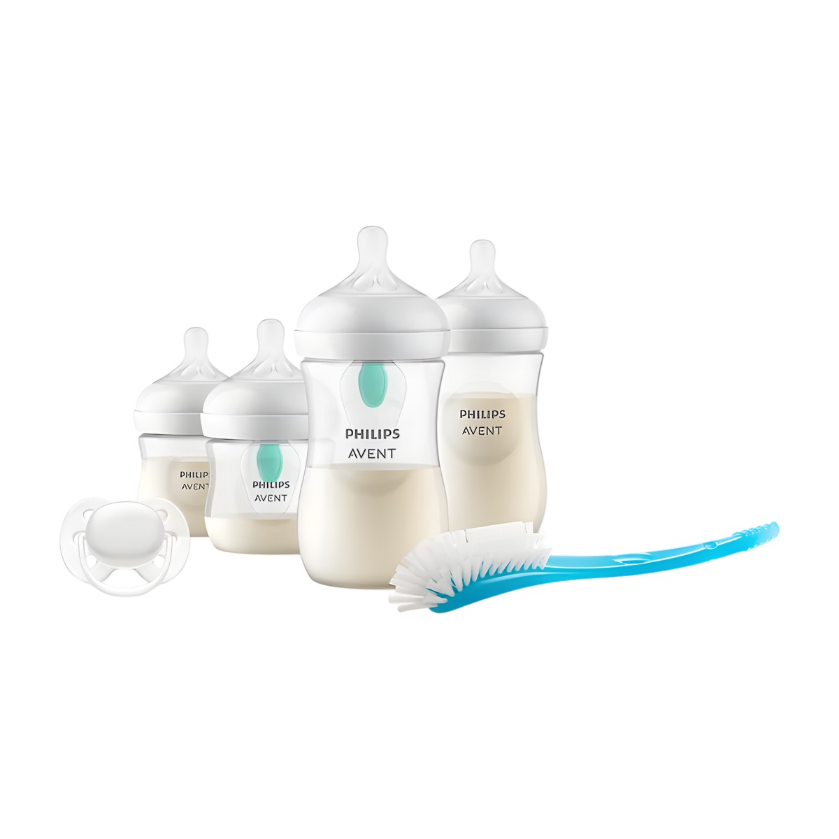 Philips Avent Natural Response Set Mamaderas con Chupete y Cepillo