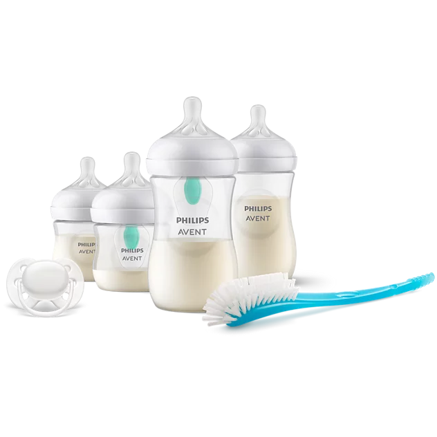 Philips Avent Natural Response Set Mamaderas con Chupete y Cepillo