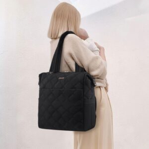 bolso maternal negro victoria