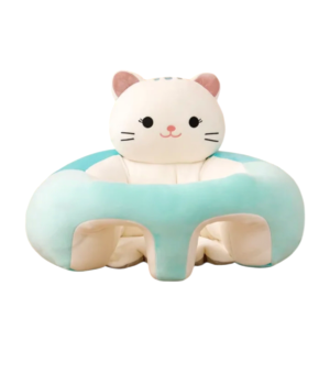Asiento de apoyo para bebé SensiBlue diseño gatito verde agua talla L — Estilo de Bebé