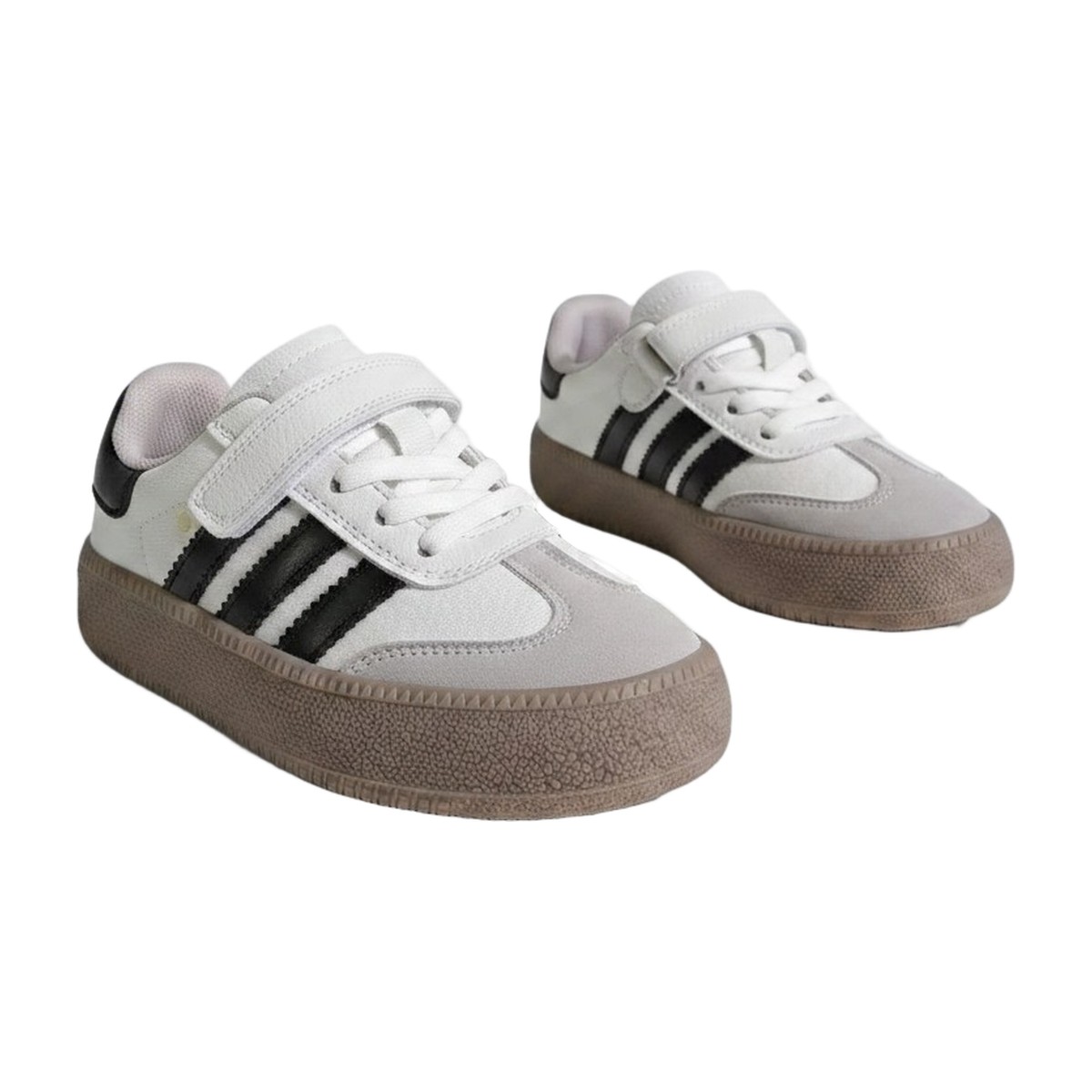 Zapatillas Urbanas Infantiles Retro color blanco