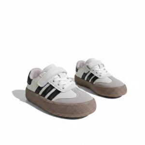 Zapatillas Urbanas Infantiles Retro color blanco