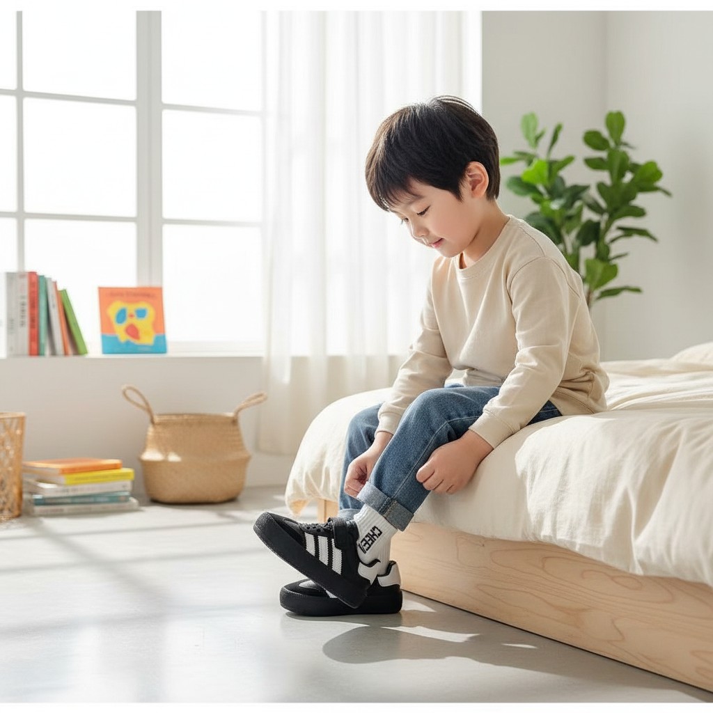 Zapatillas Urbanas Infantiles Retro con Velcro y Cordones