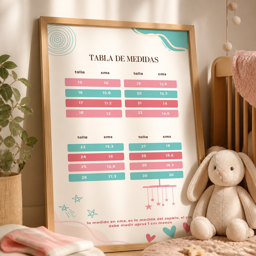Bunny Moccs Tabla de Tallas