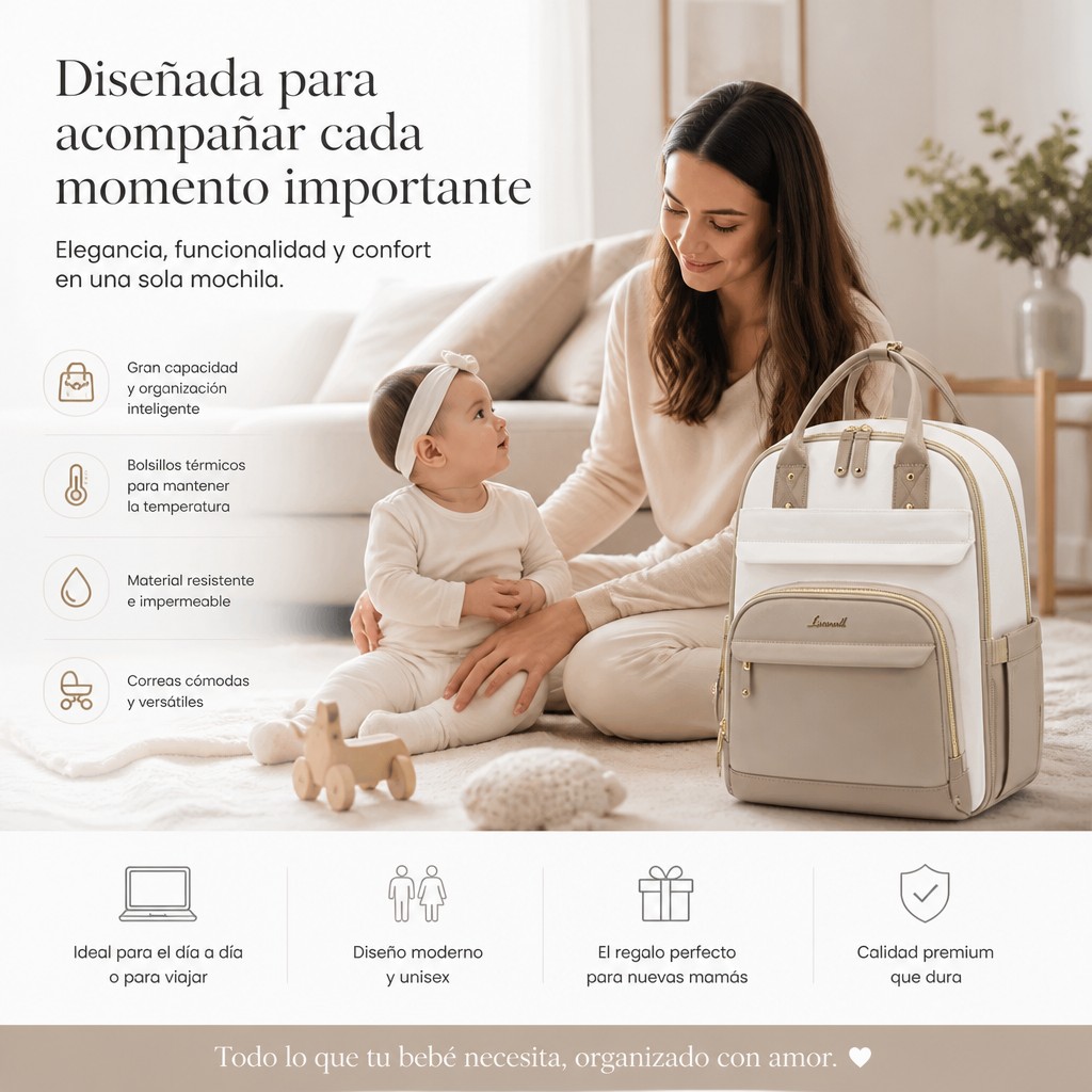 bolso Anne momlife Product Staging