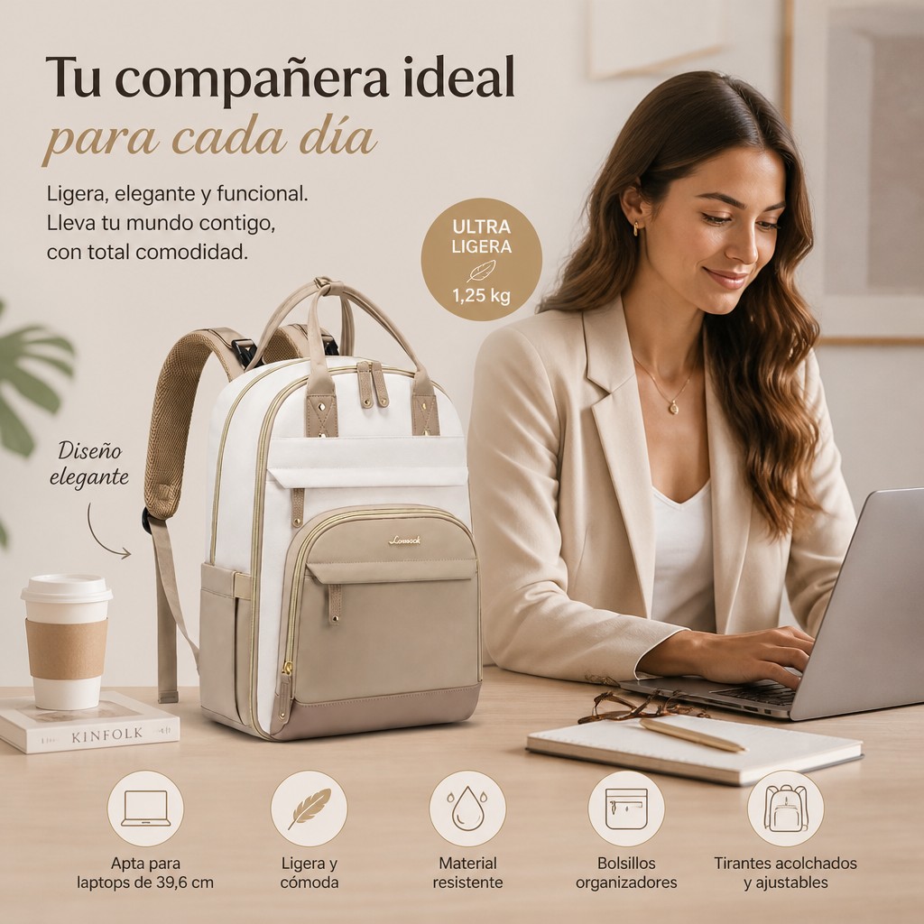 Bolso maternal mochila Anne bolsillos multifuncionales