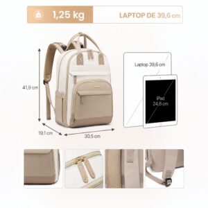 Bolso maternal mochila Anne con bolsillo para notebook