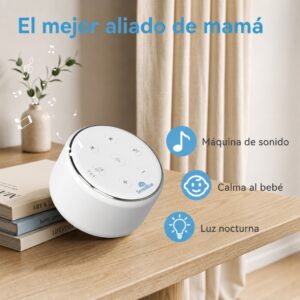 maquina ruido blanco bebe sensiblue botones y funciones