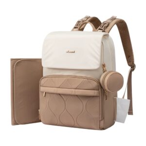 Mochila Maternal, pañalera beige