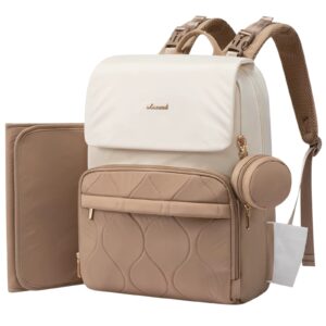 Mochila Maternal, pañalera beige