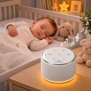 máquina ruido blanco bebé SensiBlue sonido y luz nocturna — Estilo de Bebé